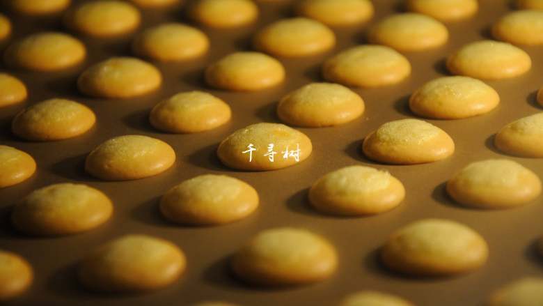 Slightly sweet version of egg yolk crispy biscuits, a taste that blooms deep in memory