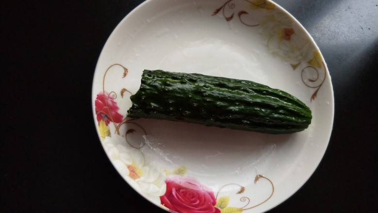 The taste of spring, cucumber and soy milk