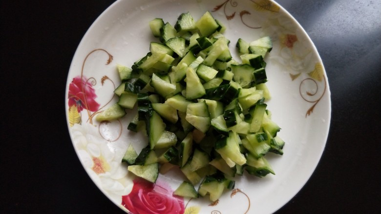 The taste of spring, cucumber and soy milk