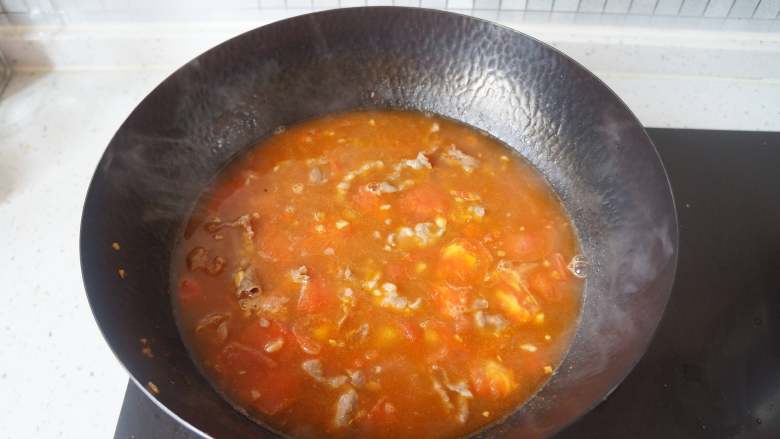 Tomato fat beef noodles