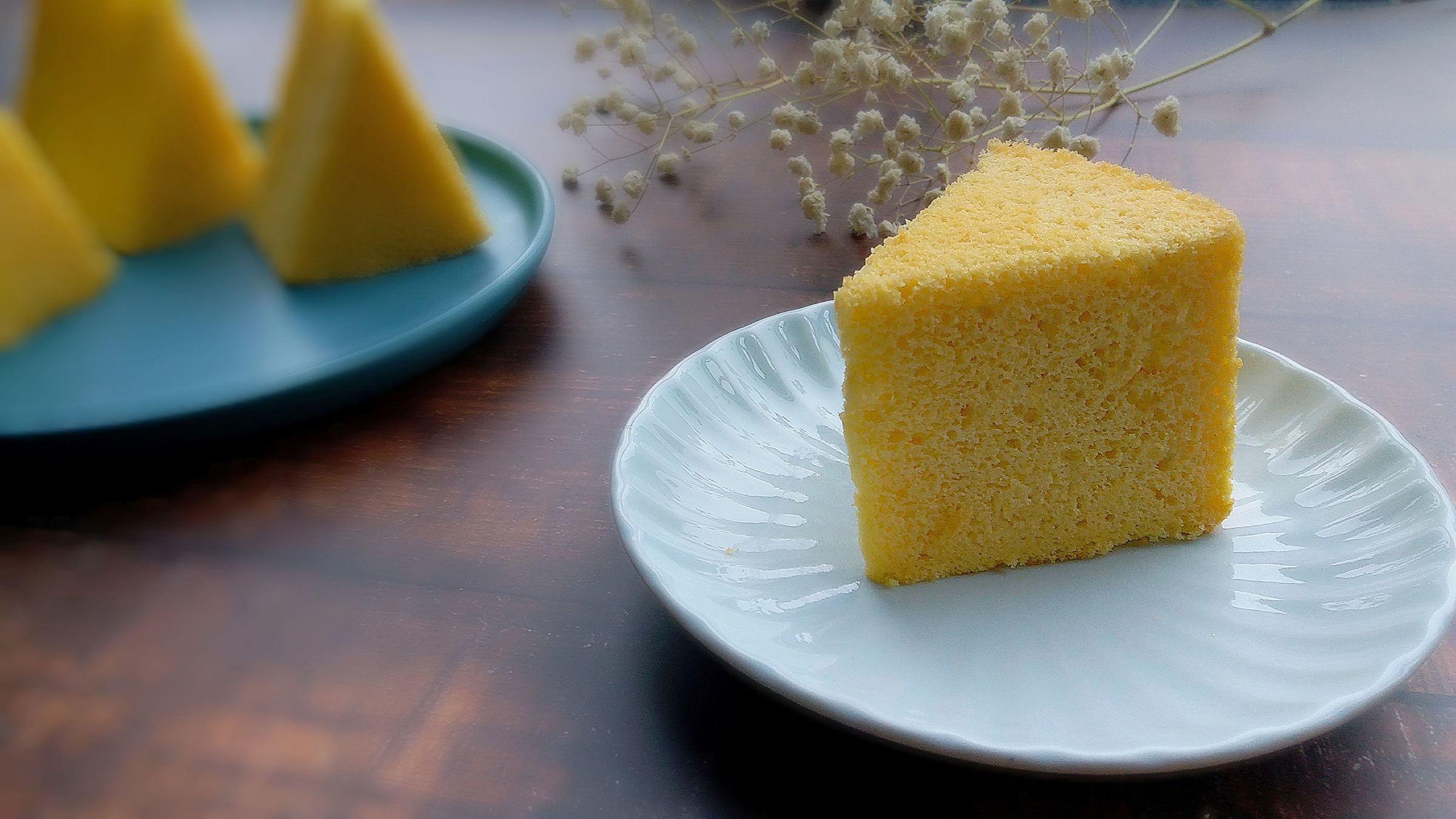 Durian chiffon cake