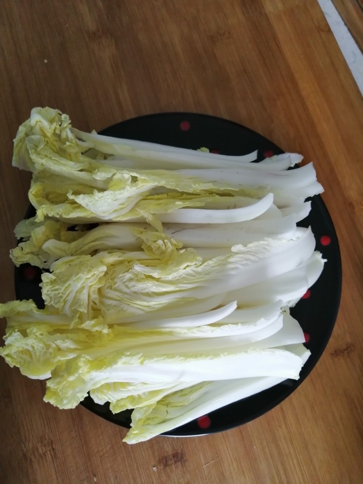 Chinese cabbage (baby cabbage) tofu soup