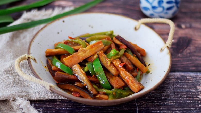 Fish-flavored Eggplant Strips