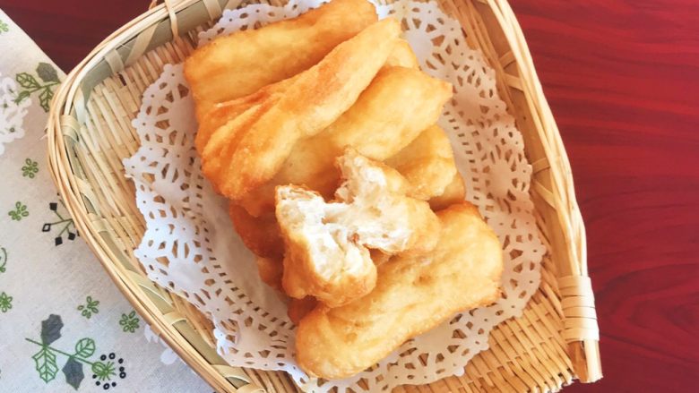 Homemade healthy fried dough sticks