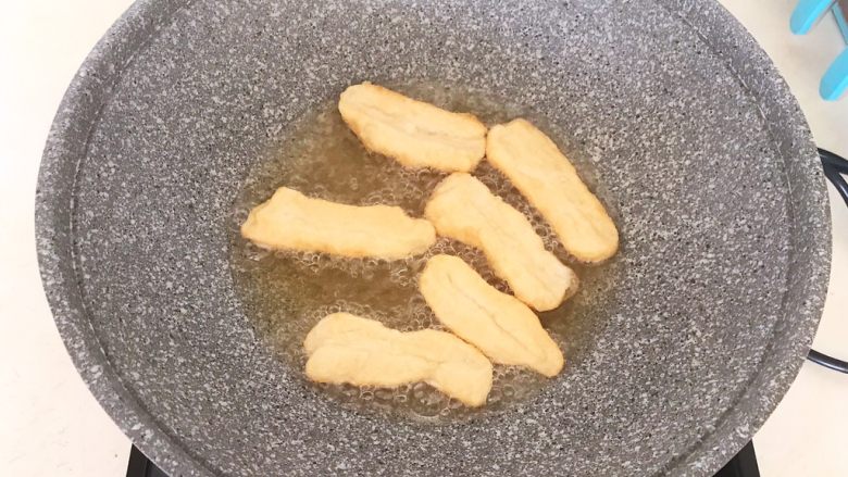 Homemade healthy fried dough sticks