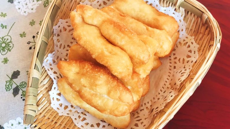 Homemade healthy fried dough sticks