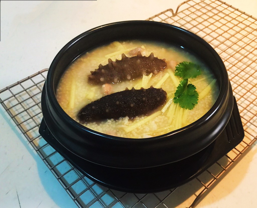 Vitality breakfast casserole sea cucumber millet porridge