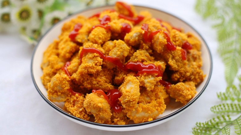 The most popular chicken popcorn in KFC