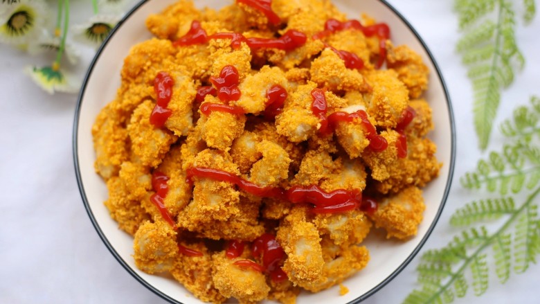 The most popular chicken popcorn in KFC