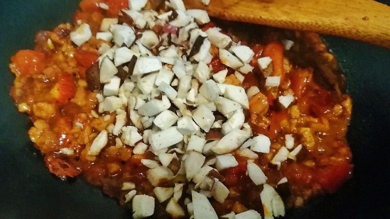 Mapo tofu with eggplant flavor, smooth and tender