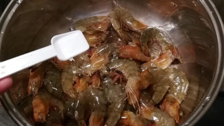 Waterless pepper shrimp