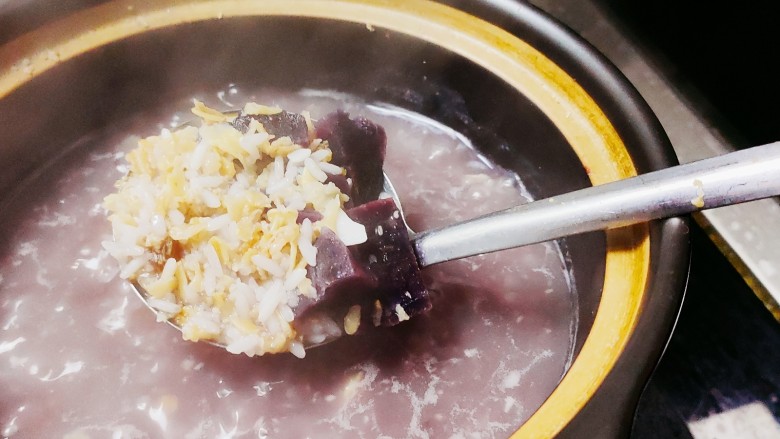 Purple Sweet Potato Oatmeal