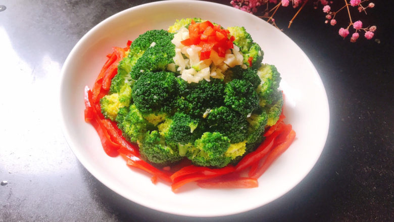 Cold broccoli (fat reduction)