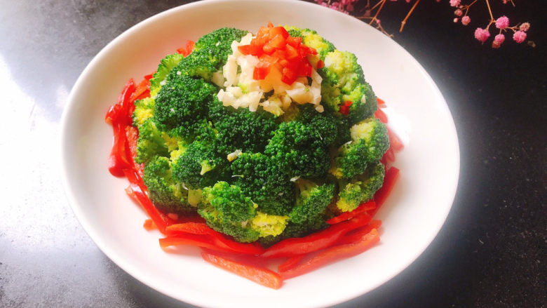 Cold broccoli (fat reduction)