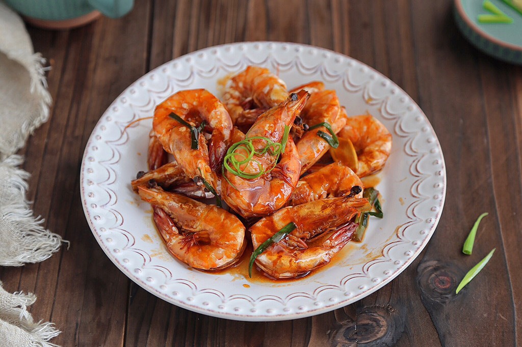 braised shrimp