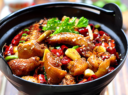 Spicy dry pot chicken