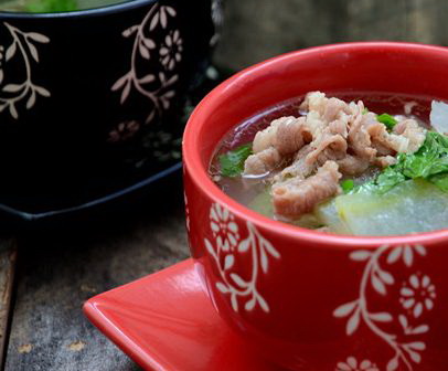 Winter Melon and Mutton Stew