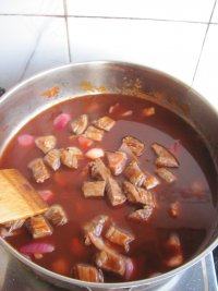 Red wine braised beef