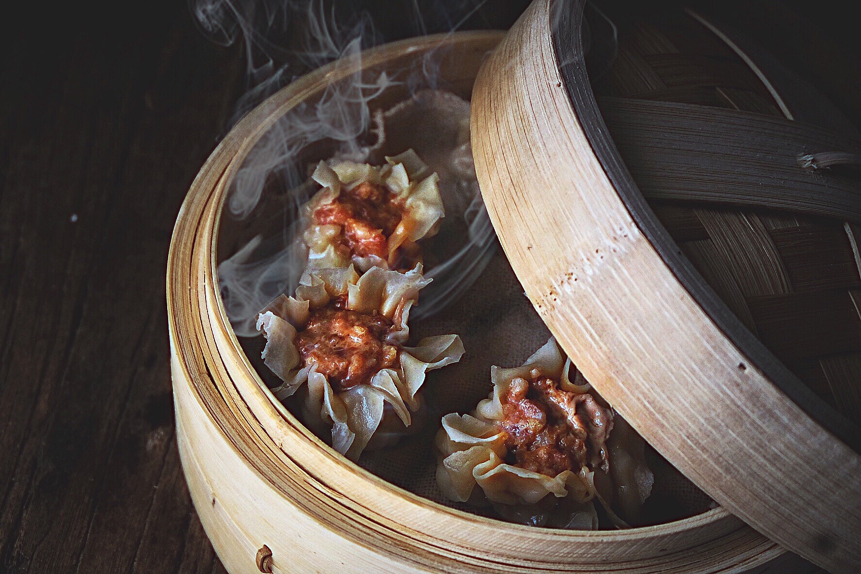 Pure meat siomai with thin skin and tender meat