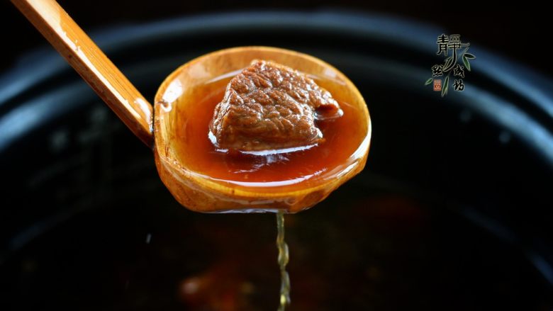 Beautiful and delicious braised beef noodles