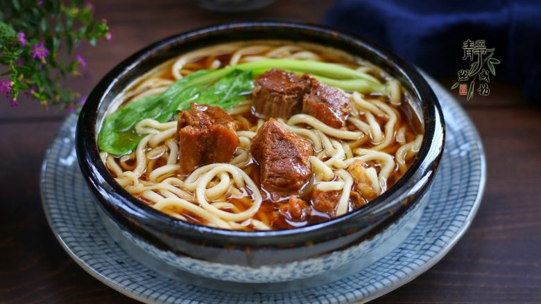 Beautiful and delicious braised beef noodles