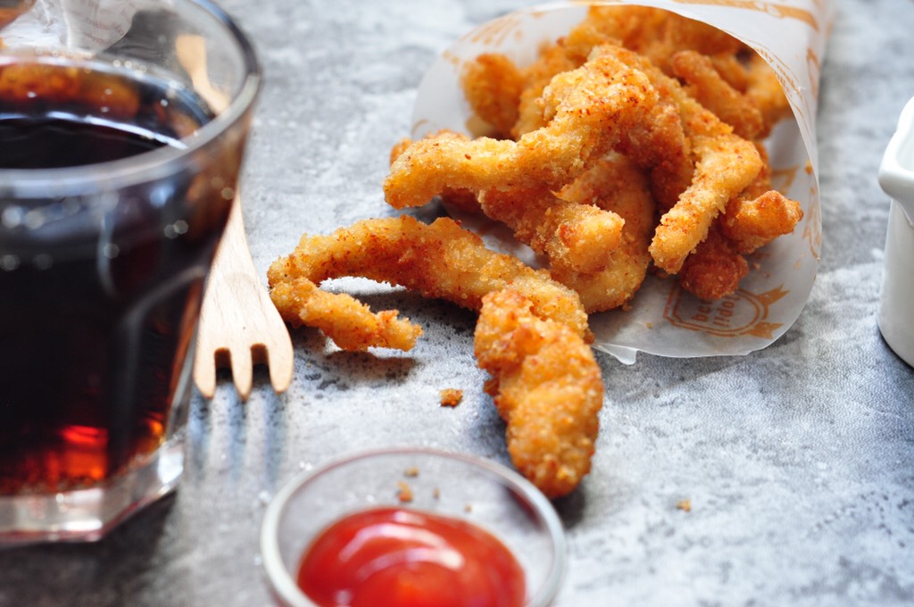 Make your own street food---Crispy boneless chicken tenders