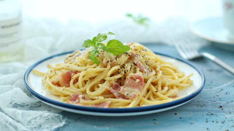 Cream Mushroom Bacon Pasta