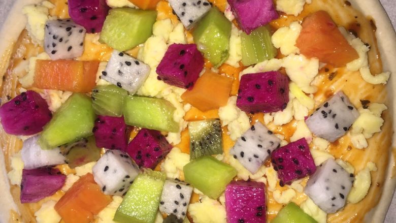 #sweetness#Colorful Fruit Pizza