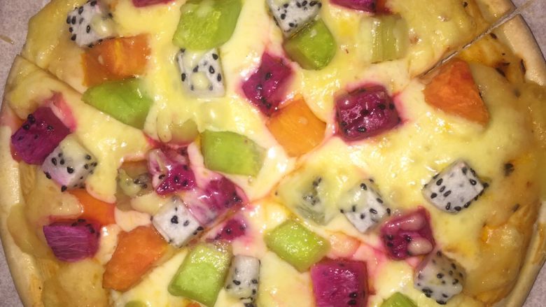 #sweetness#Colorful Fruit Pizza