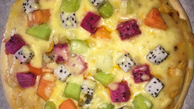 #sweetness#Colorful Fruit Pizza