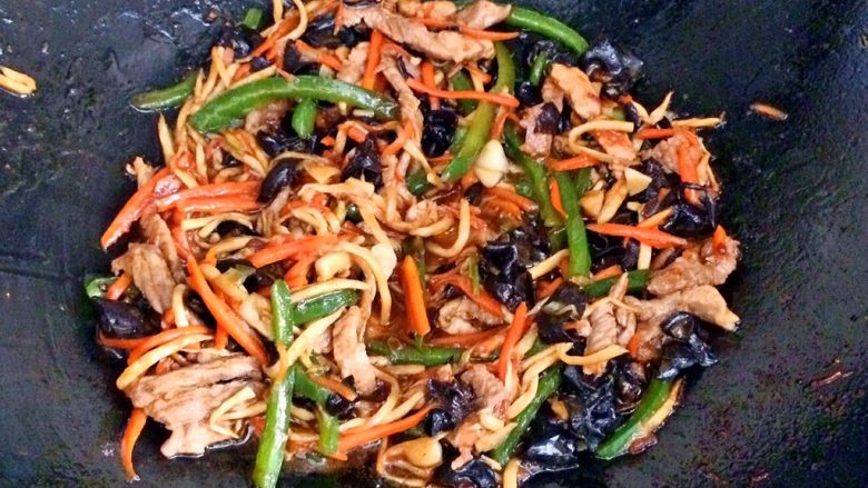 Fish-flavored shredded pork