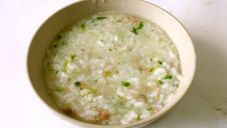 Celery Lean Pork Porridge