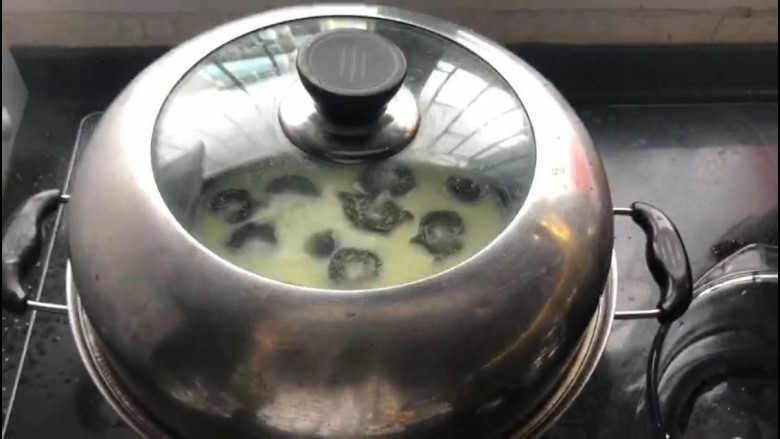 Sea Cucumber Steamed Egg