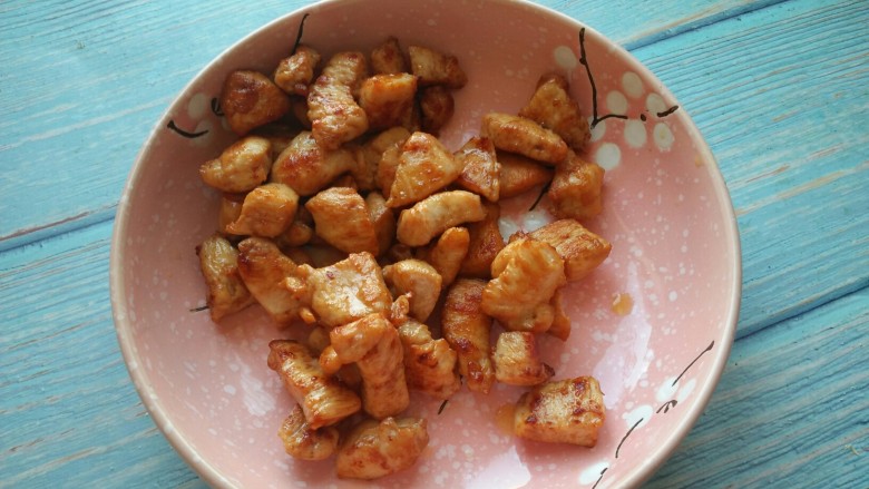 Fried chicken with green onion