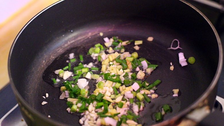 Scallops, tofu and shrimps