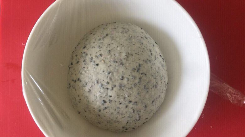 Buddhist Healthy Black Sesame Braided Bread