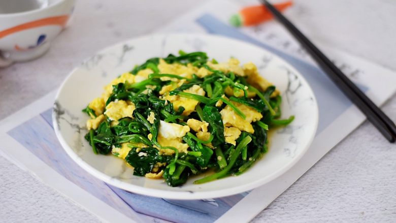 Egg Fried Spinach