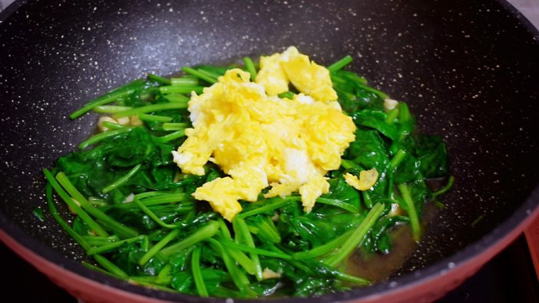 Egg Fried Spinach