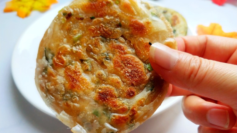 Dumpling Skin Scallion Pancakes