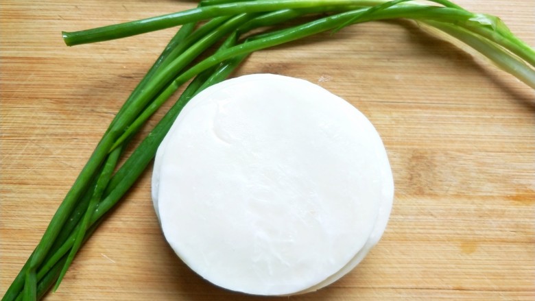 Dumpling skin scallion pancake