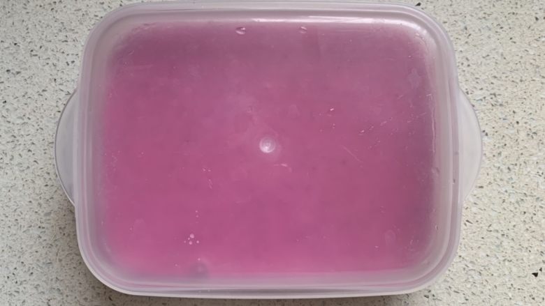 Dragon fruit yogurt jelly