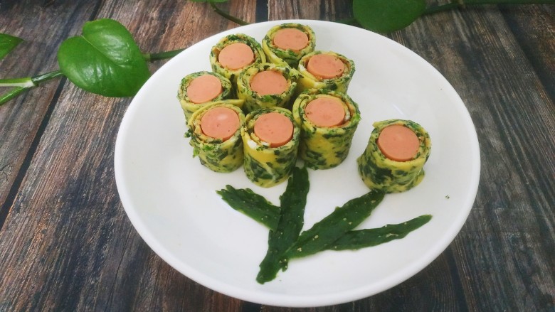 Spinach Egg Roll