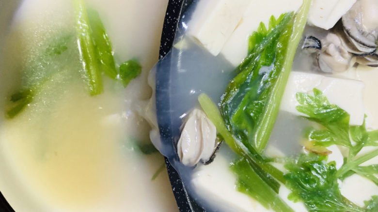 Oyster Tofu Soup