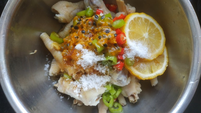 Passion Fruit Lemon Chicken Feet