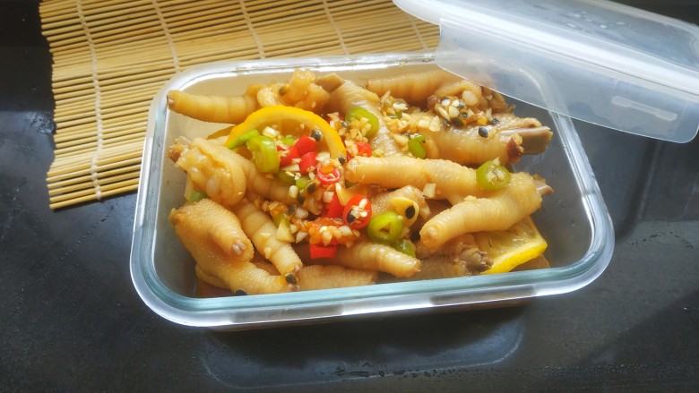 Passion Fruit Lemon Chicken Feet