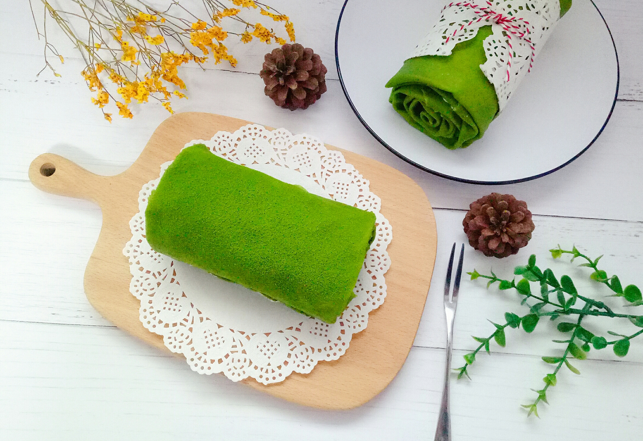 Matcha layer cake