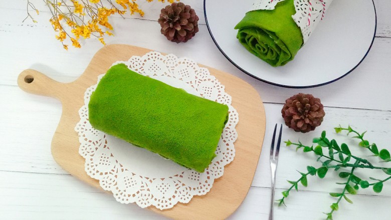 Matcha Thousand Crepe Cake