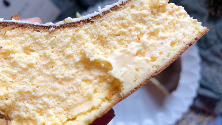 Basque Salted Egg Yolk Cheesecake