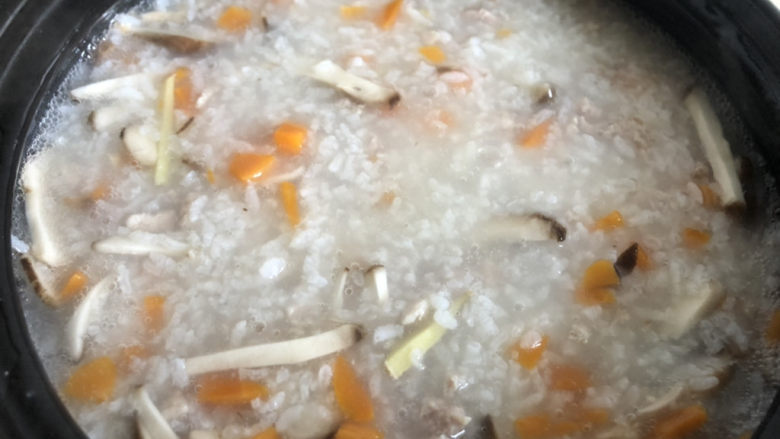 Carrot Minced Pork Porridge