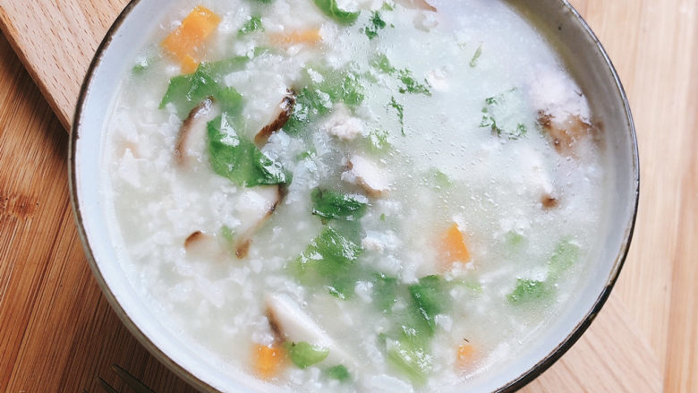 Carrot Minced Pork Porridge